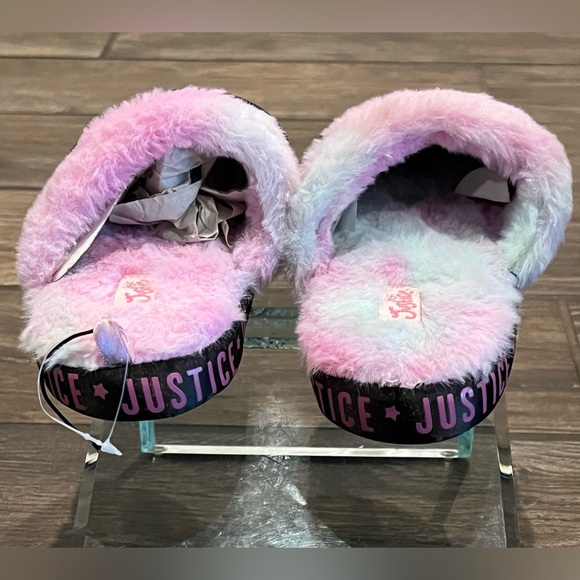 ✅ NEW! Justice For Girls Comfy Slippers - Picture 4 of 9